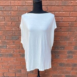 Varley Open-Back Tee in Ivory XL